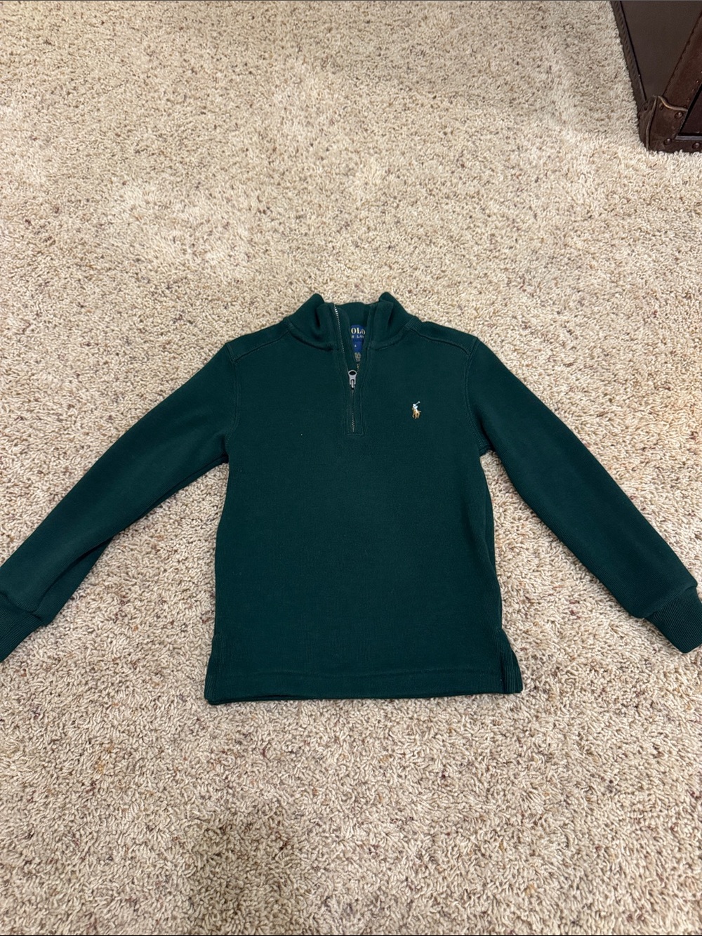 Ralph Lauren Forest Green Half-Zip Pullover